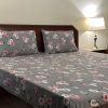 Misty Bloom Cotton Bedsheet